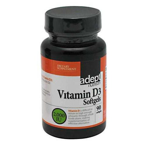 Adept Nutrition Vitamin D3 2,000 IU