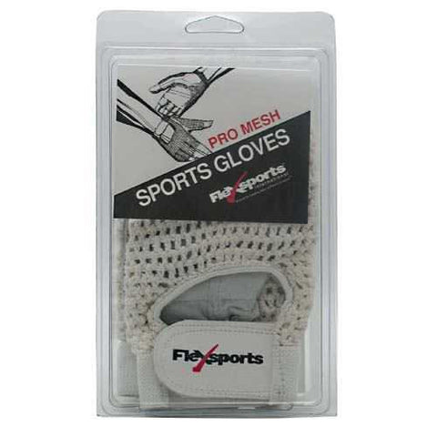 Flexsports International Pro Mesh Sports Gloves White